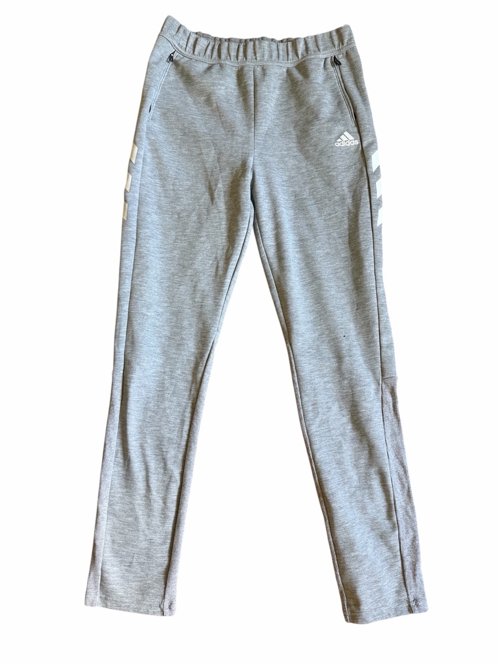 Adidas Gray Athletic Track Pants L